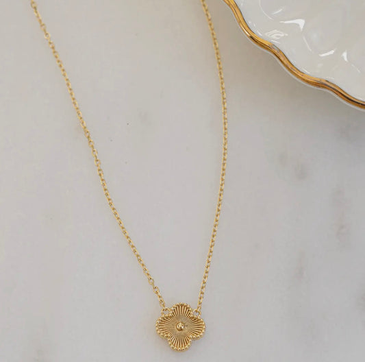 Gold Clover Necklace