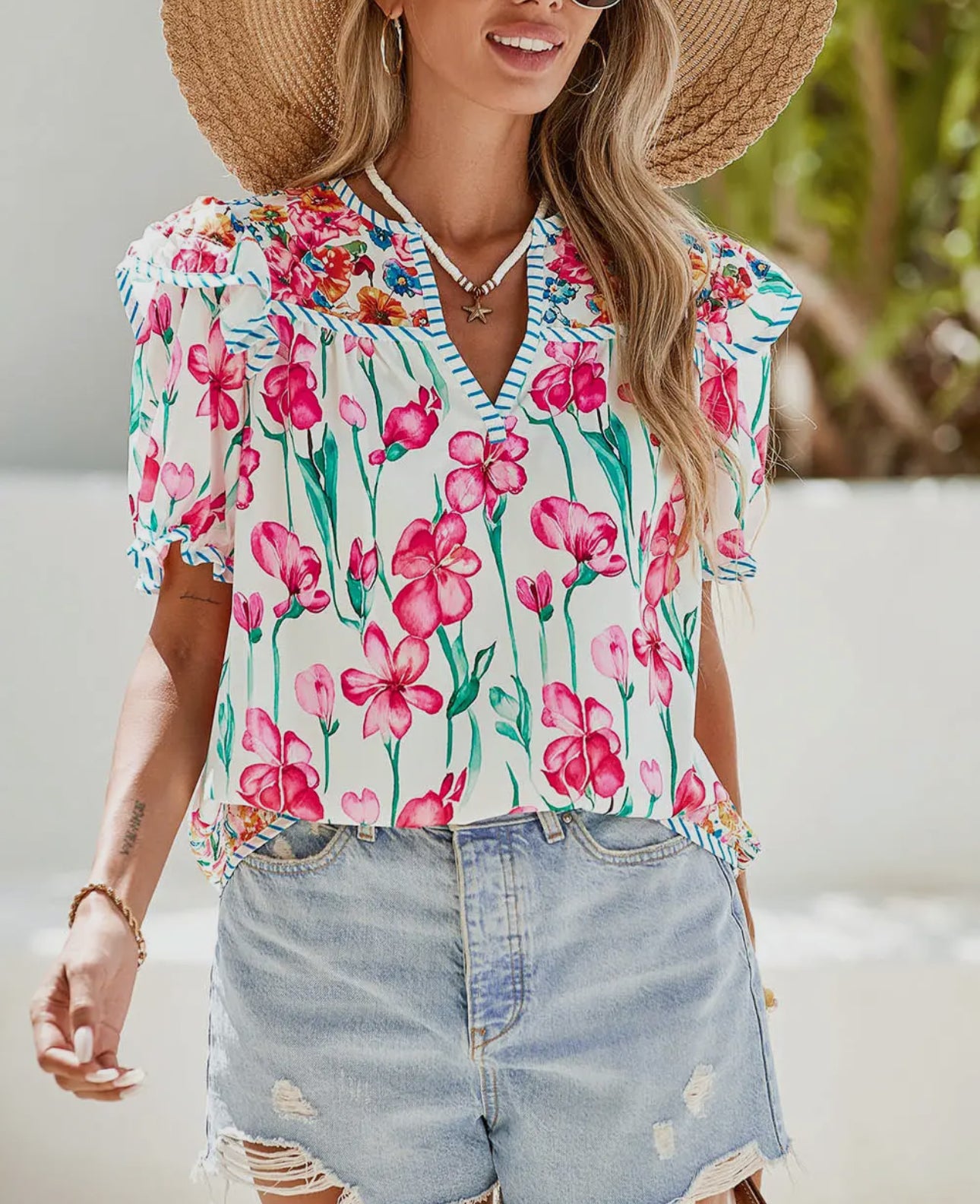 Wild Flower Blouse