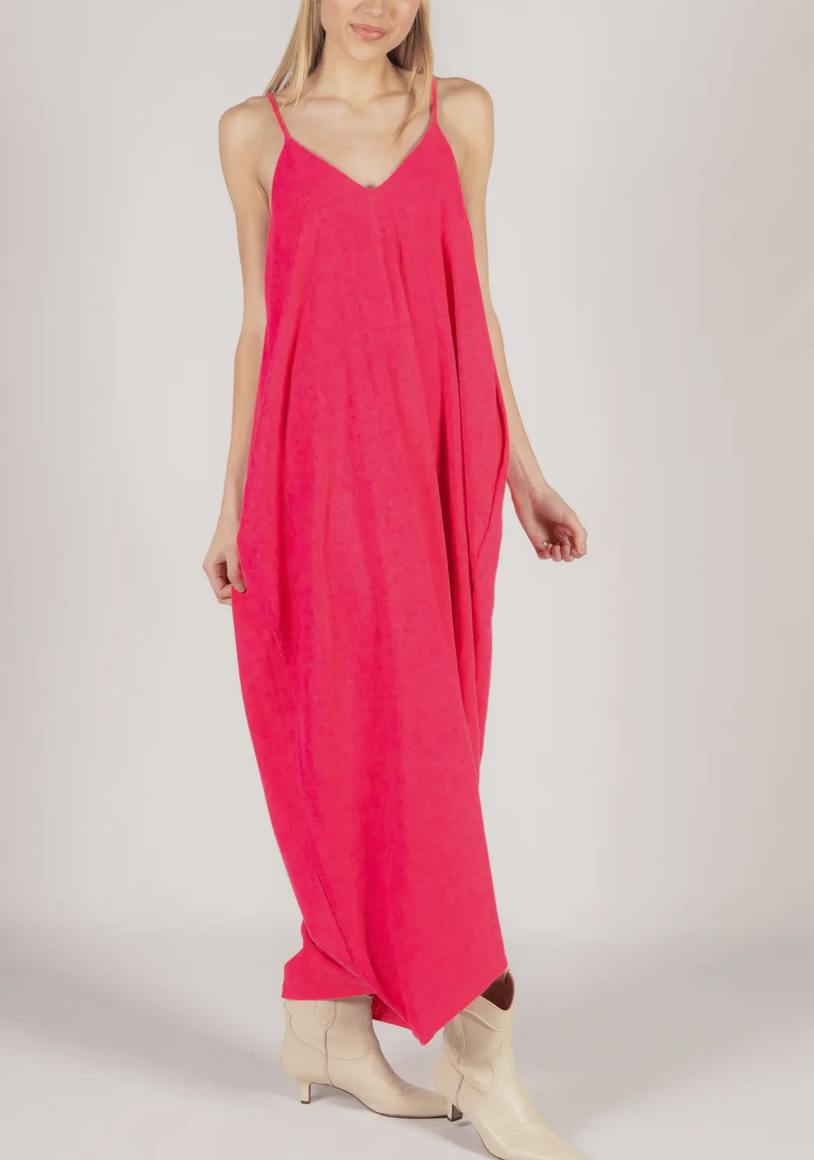 Linen Maxi Dress