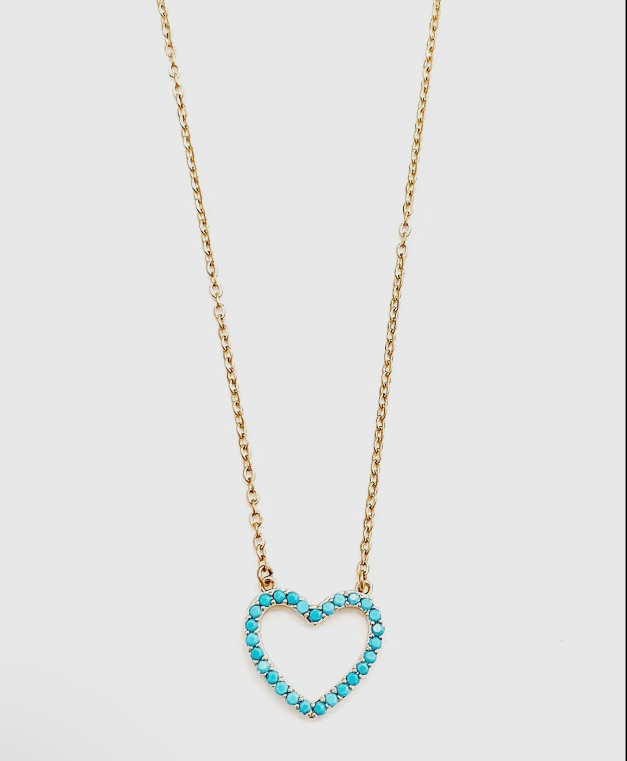 Turquoise Heart Necklace