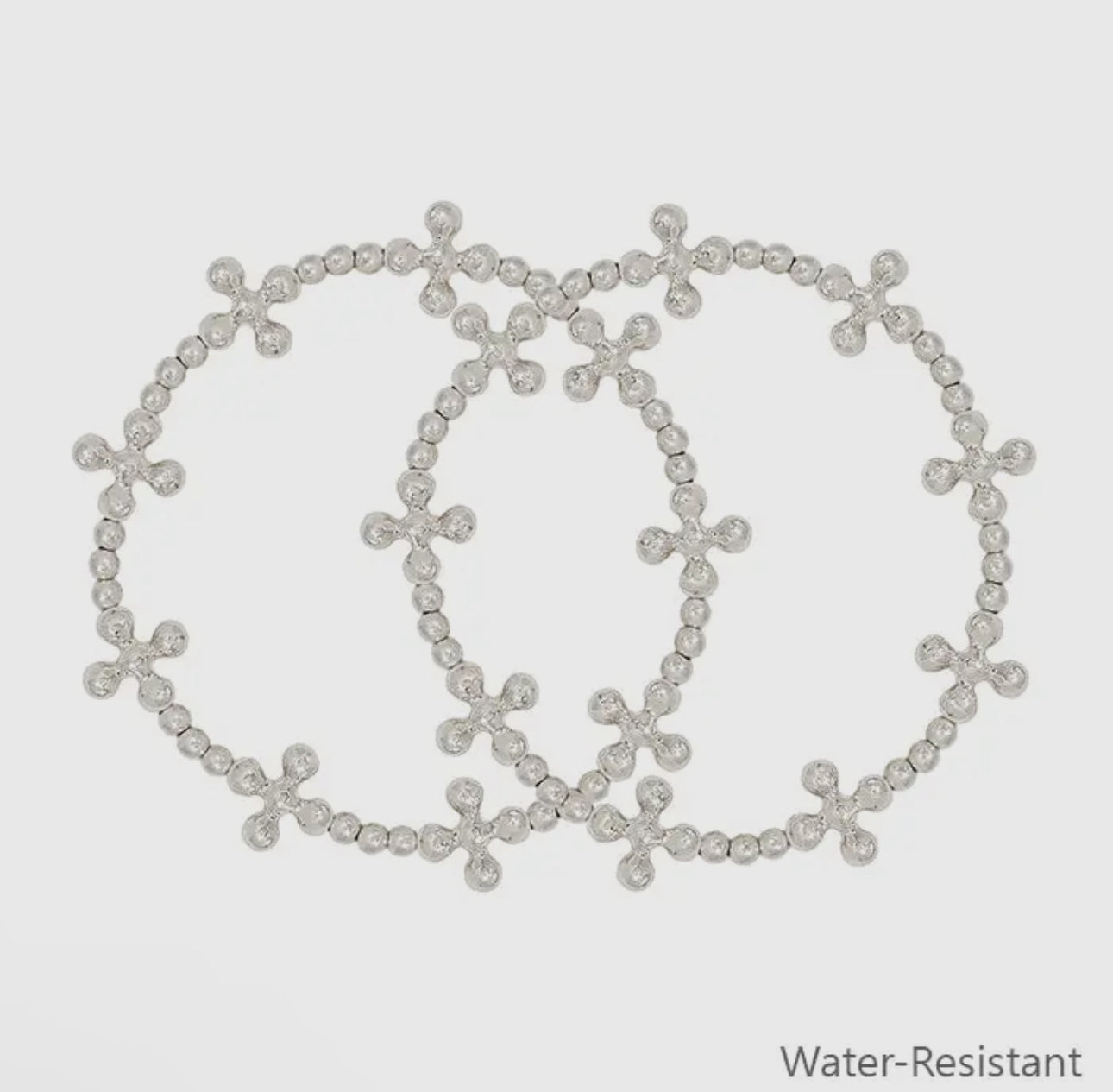 Beaded Cross Bracelet