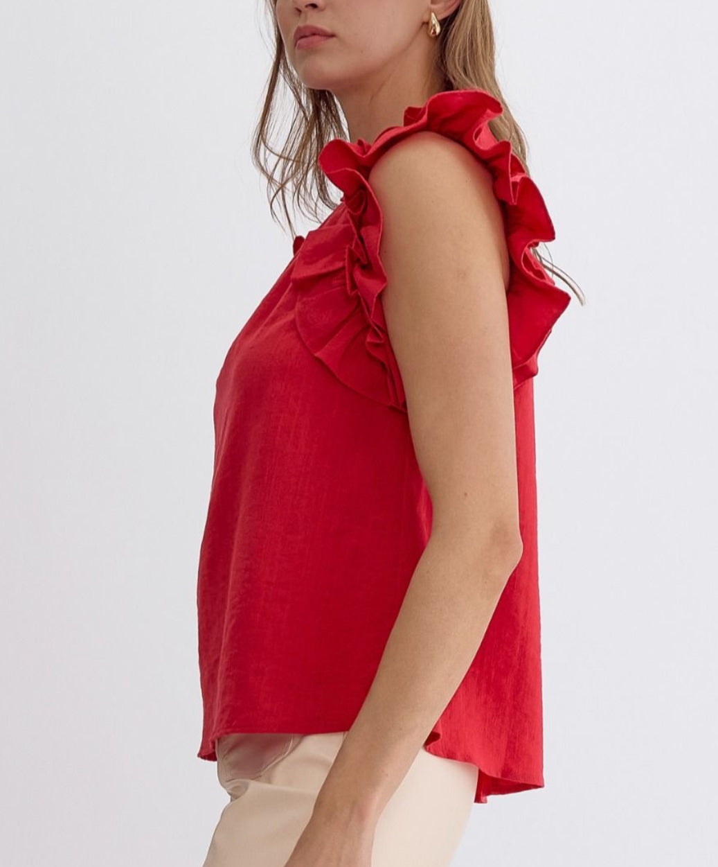 Trinity Blouse- Red