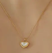 MOP Heart Necklace