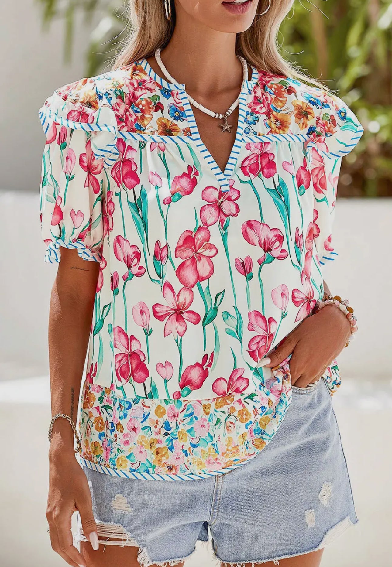 Wild Flower Blouse
