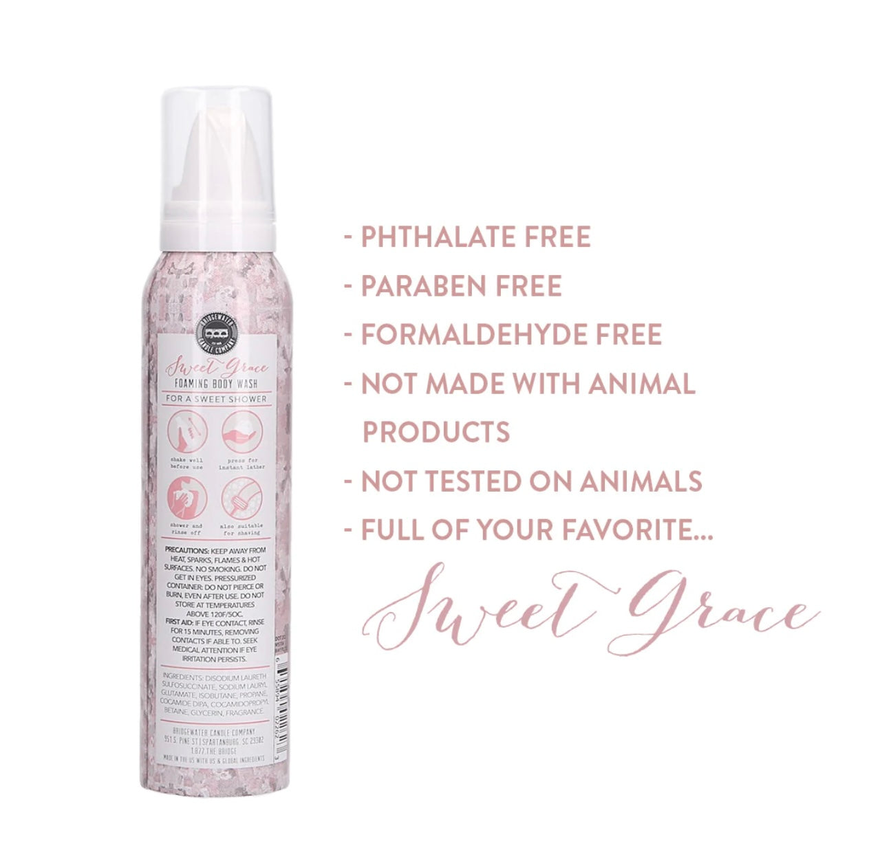 Sweet Grace Foaming Body Wash