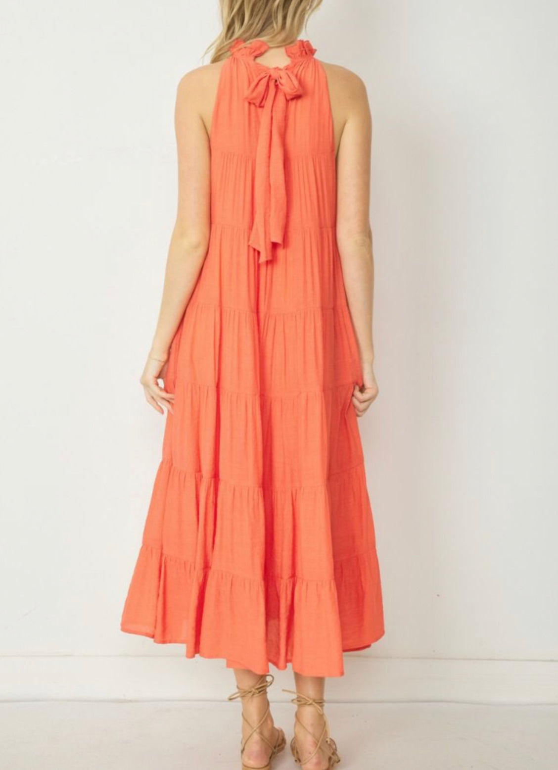 Jodi Dress- Coral