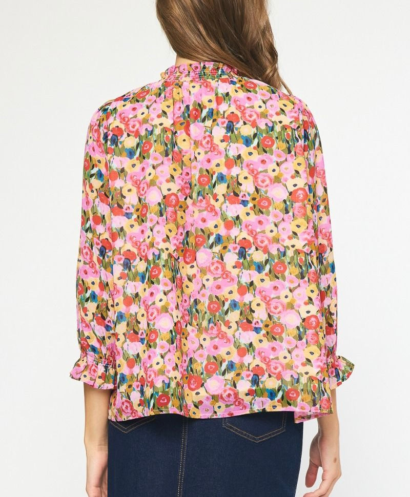 Everly Blouse -Berry