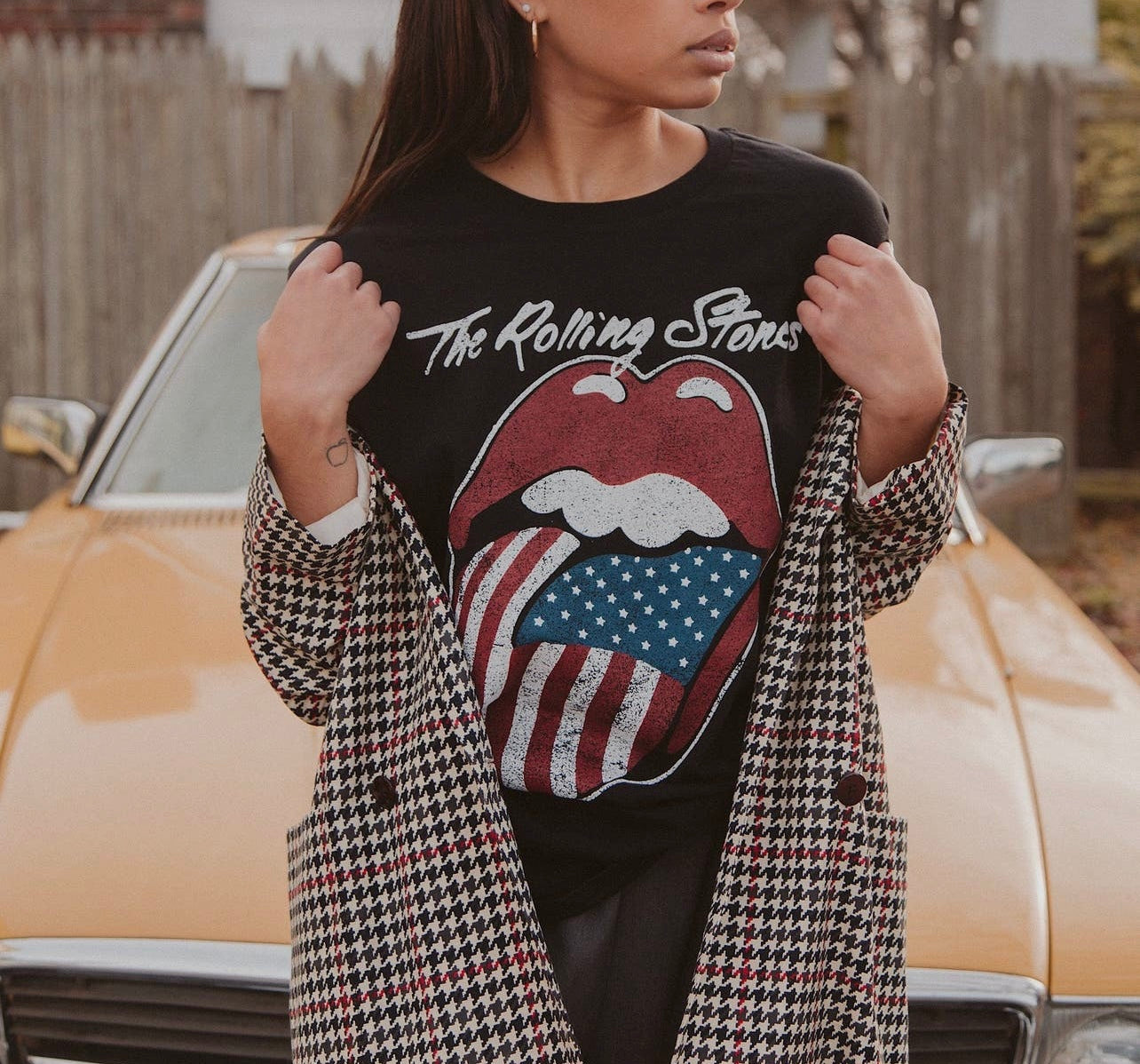 Rolling Stones USA Flag Tee