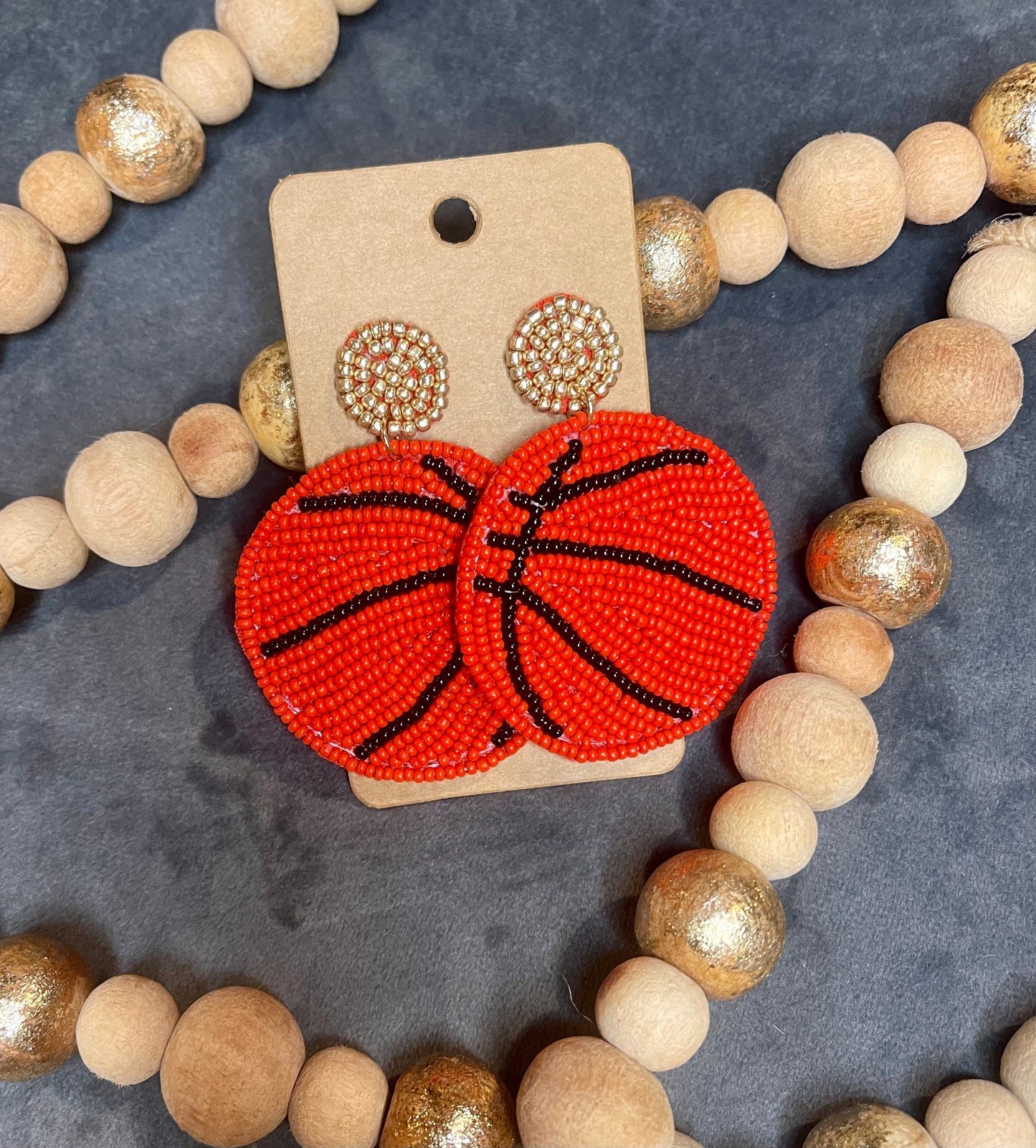 Basketball Earrings