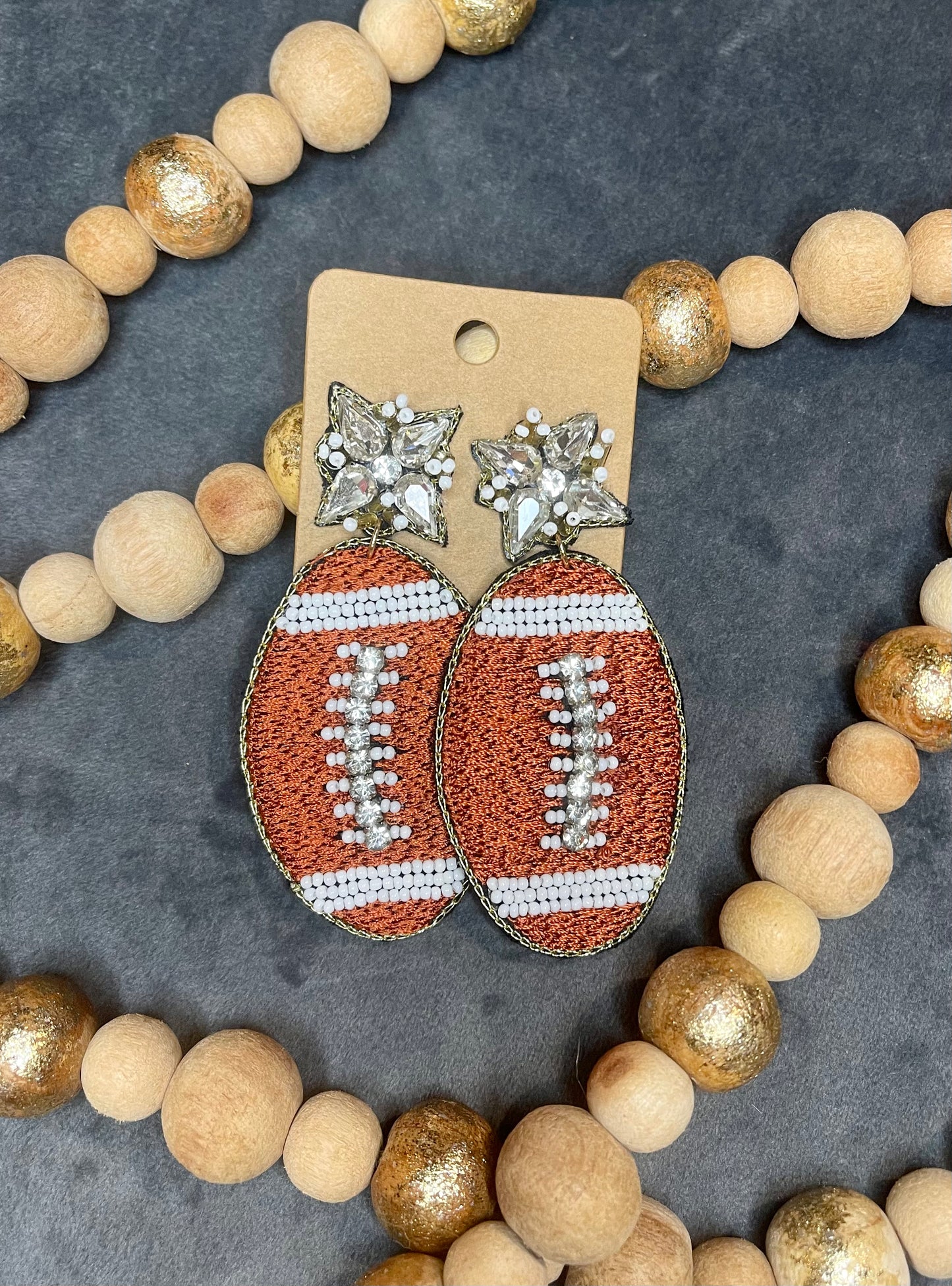 Football Earrings