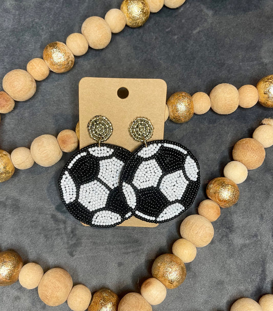 Soccer Earrings